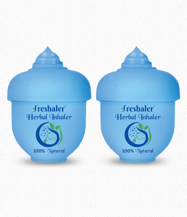 Freshaler Classic Herbal Inhaler Pack of 2 - Natural Relief for Cold and Sinus