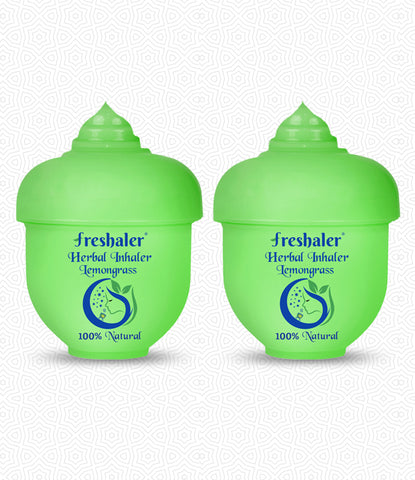 Freshaler Herbal Inhaler Lemongrass - Pack of 2