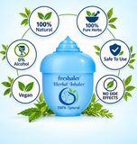 Freshaler Classic herbal inhaler with vegan, natural, alcohol-free and pure-herb features