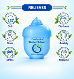 Freshaler Classic herbal inhaler features and aromatic experience.